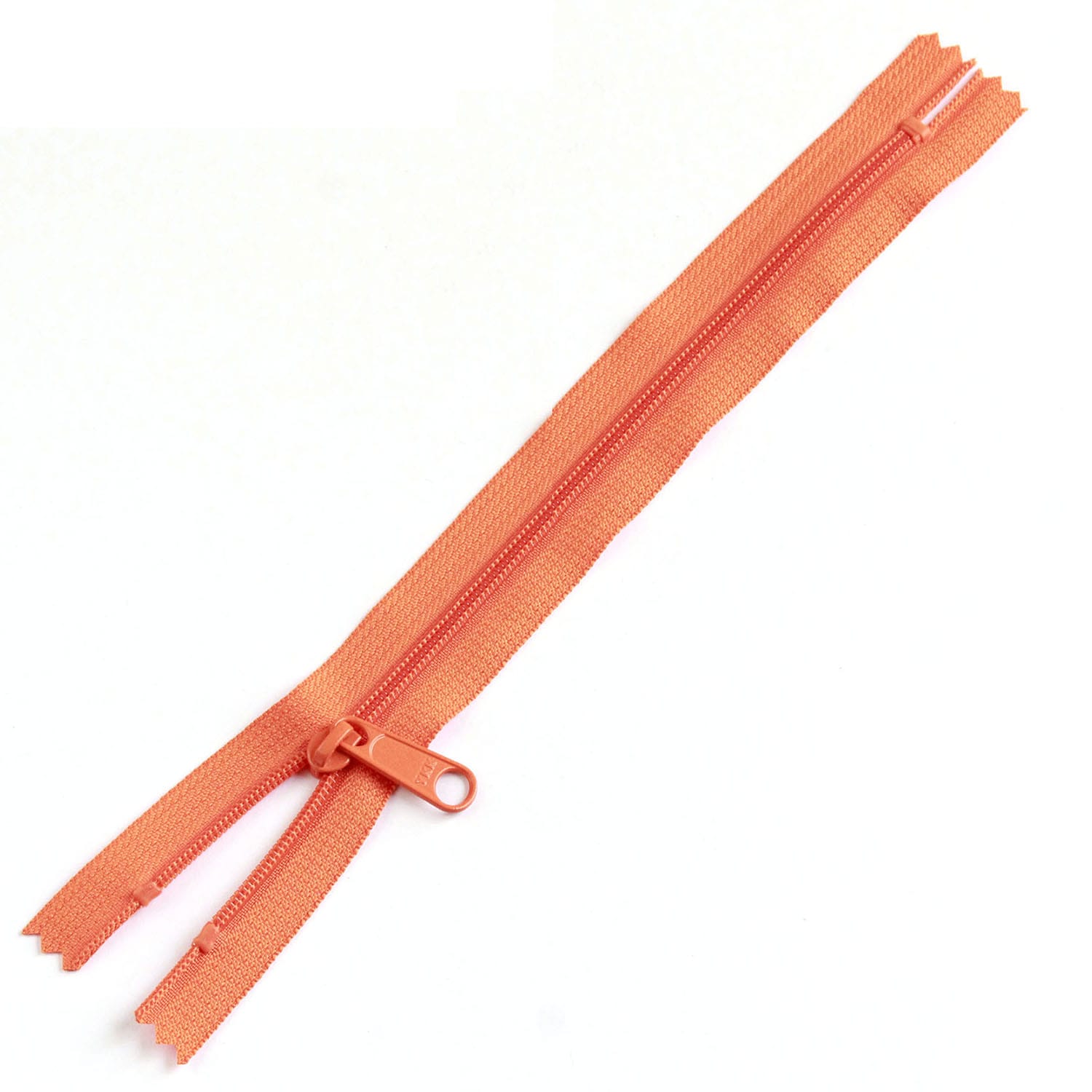 日本紐釦貿易 Y.K.K 手芸用コイルファスナー 30cm 5本入 45CFC30-523 オレンジ （ご注文単位1束）【直送品】