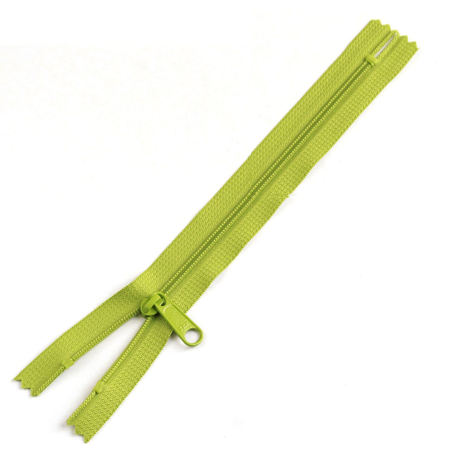 日本紐釦貿易 Y.K.K 手芸用コイルファスナー 30cm 5本入 45CFC30-875 若草色 （ご注文単位1束）【直送品】