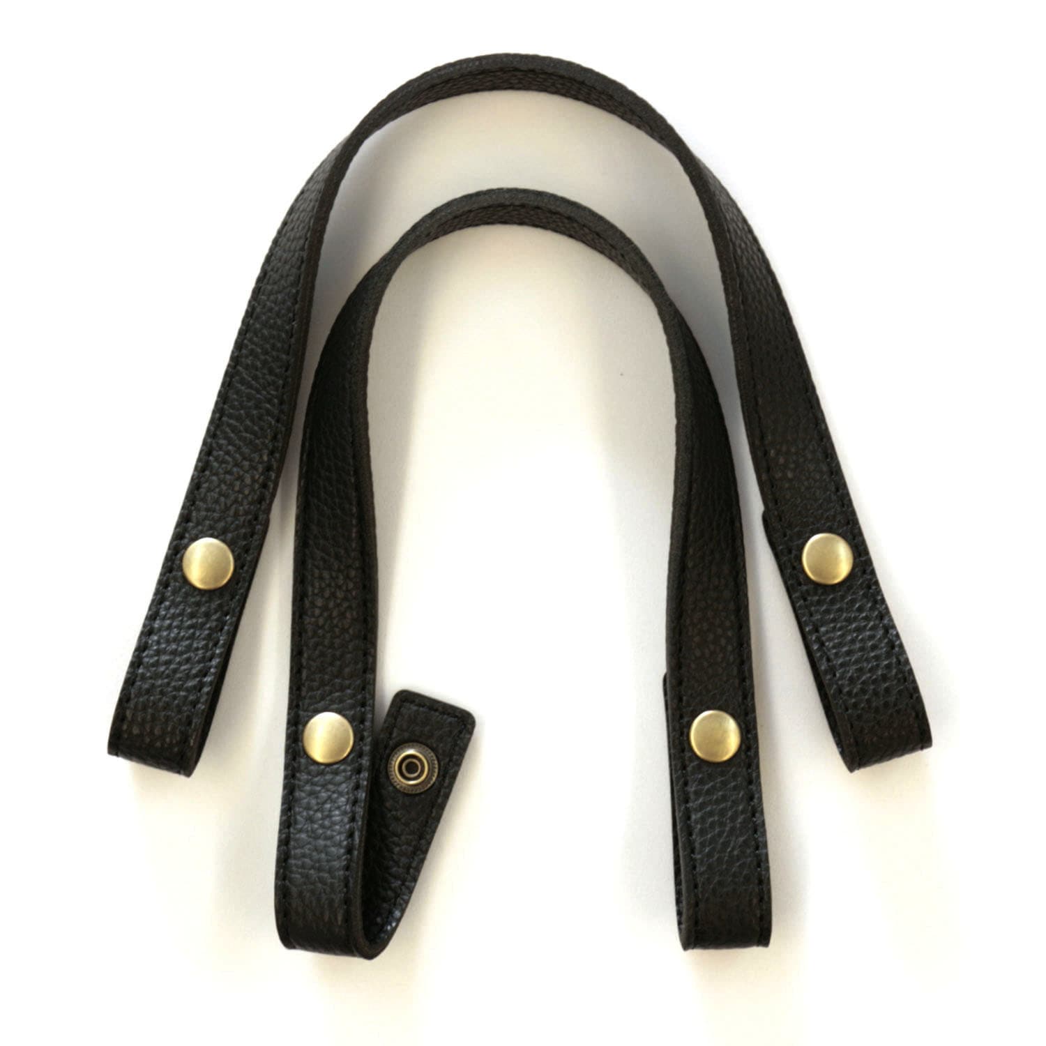 日本紐釦貿易 エンボス加工 ホック式かんたん付け替えハンドル AG/40cm 2本1組入 MAW55-B (ご注文単位1組)【直送品】