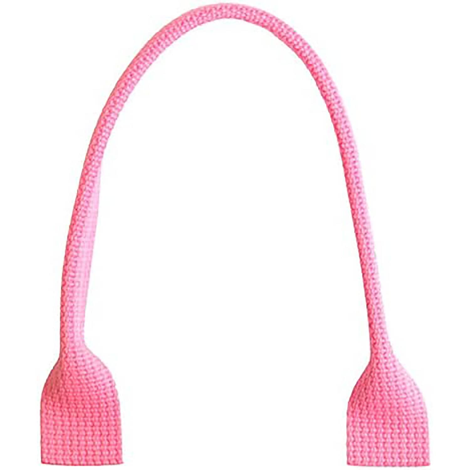 日本紐釦貿易 アクリルハンドル 手提げタイプ 2本 40cm ローズピンク DCH9850-26 （ご注文単位1組）【直送品】