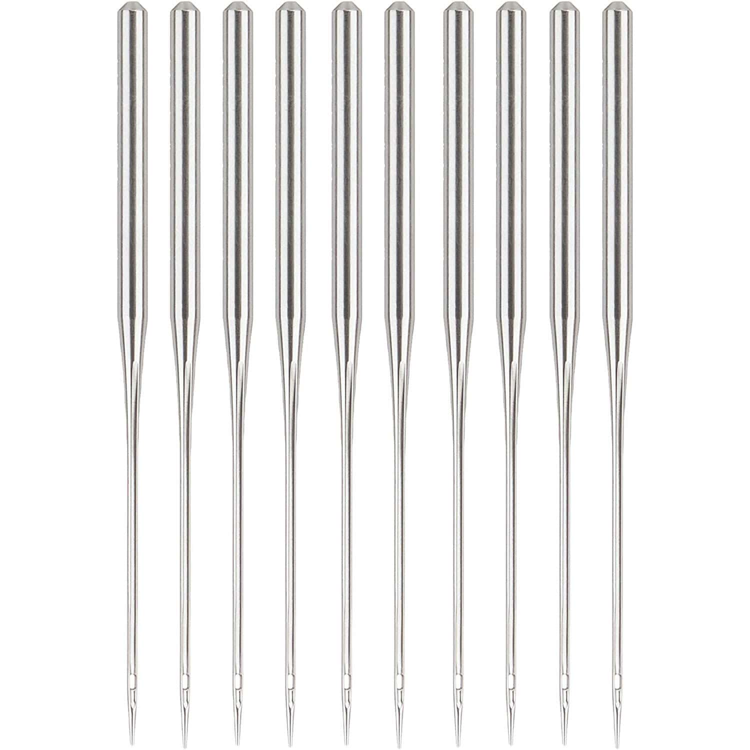 日本紐釦貿易 工業用特殊ミシン針 ニット用 細身 10本入 9番手 DB-1KN-9 （ご注文単位1枚）【直送品】