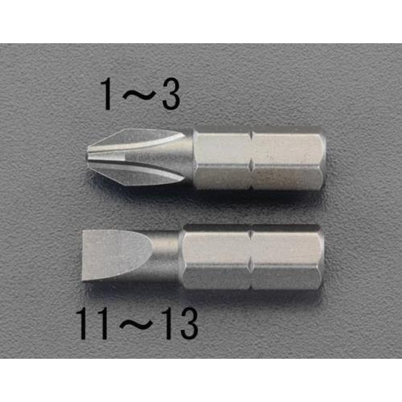 エスコ EA611E-1 #1x25mm［＋]ドライバービット 1個（ご注文単位1個）【直送品】