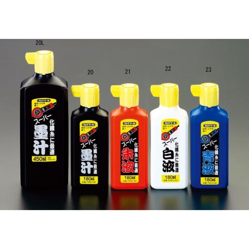 エスコ EA581DA-20L 450ml墨汁(黒) 1個(ご注文単位1個)【直送品】
