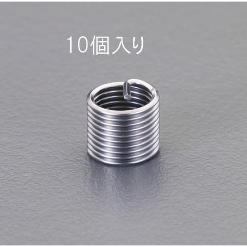 エスコ EA949VD-3S M3-0.5x3mmリコイルインサートネジ(並目/10コ) 1個（ご注文単位1個）【直送品】