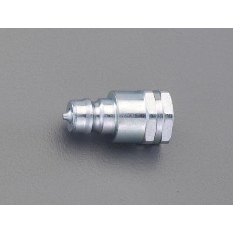 エスコ EA425DR-3 G3/8”雌ねじプラグ(油圧用/バルブ付) 1個（ご注文単位1個）【直送品】