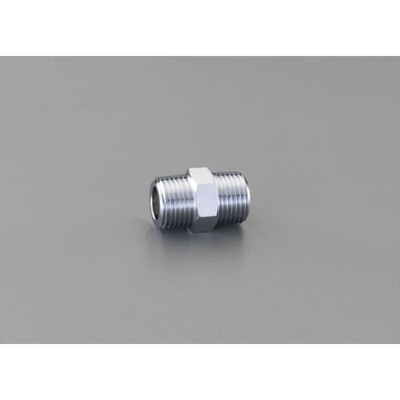 エスコ EA432MG-13 R1/2”xR1/2”給水管ニップル(クロムメッキ) 1個（ご注文単位1個）【直送品】