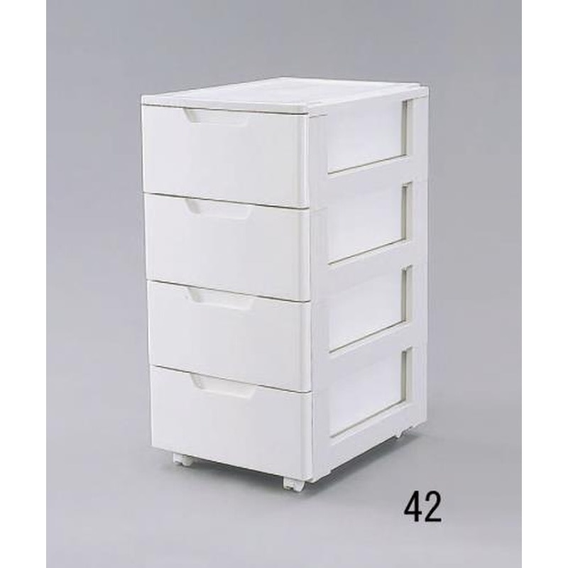 エスコ EA506L-42 440x550x870mm引出し式収納ケース(4段) 1個（ご注文単位1個）【直送品】