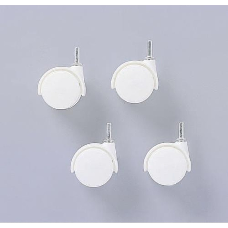 エスコ EA506L-50 引き出し式収納ケース用キャスター(4個/白) 1個（ご注文単位1個）【直送品】