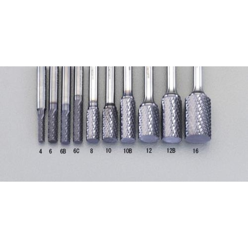 エスコ EA819VA-6B 6x19mm/6mm軸［Coated]超硬バー 1個（ご注文単位1個）【直送品】
