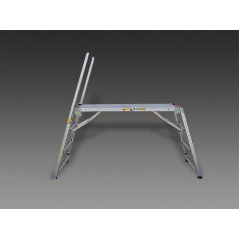 エスコ EA905DF-13 112-148cm足場台(取手4本・調整脚・キャスター付) 1個（ご注文単位1個）【直送品】