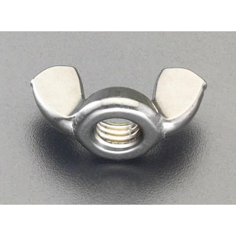 エスコ EA949SD-15A M8蝶ナット(ステンレス製/6個) 1個(ご注文単位1個)【直送品】