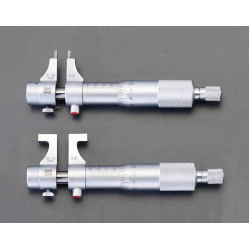 エスコ EA725EJ-22 25-50mmインサイドマイクロメーター 1個(ご注文単位1個)【直送品】