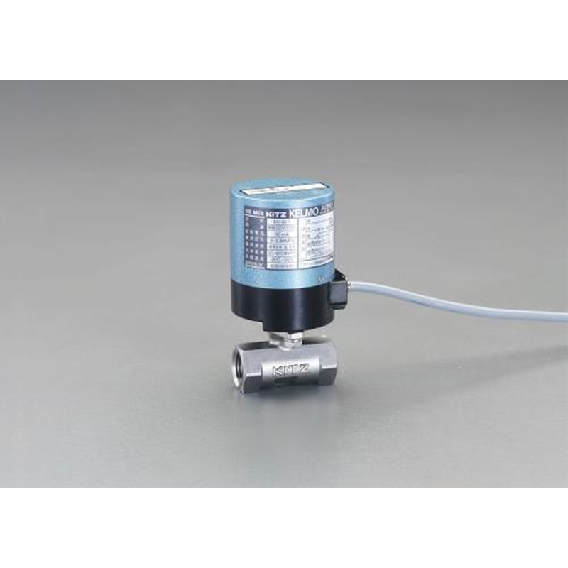 エスコ EA470BH-3 Rc3/8”電動式ボールバルブ(AC100V/ステンレス) 1個（ご注文単位1個）【直送品】