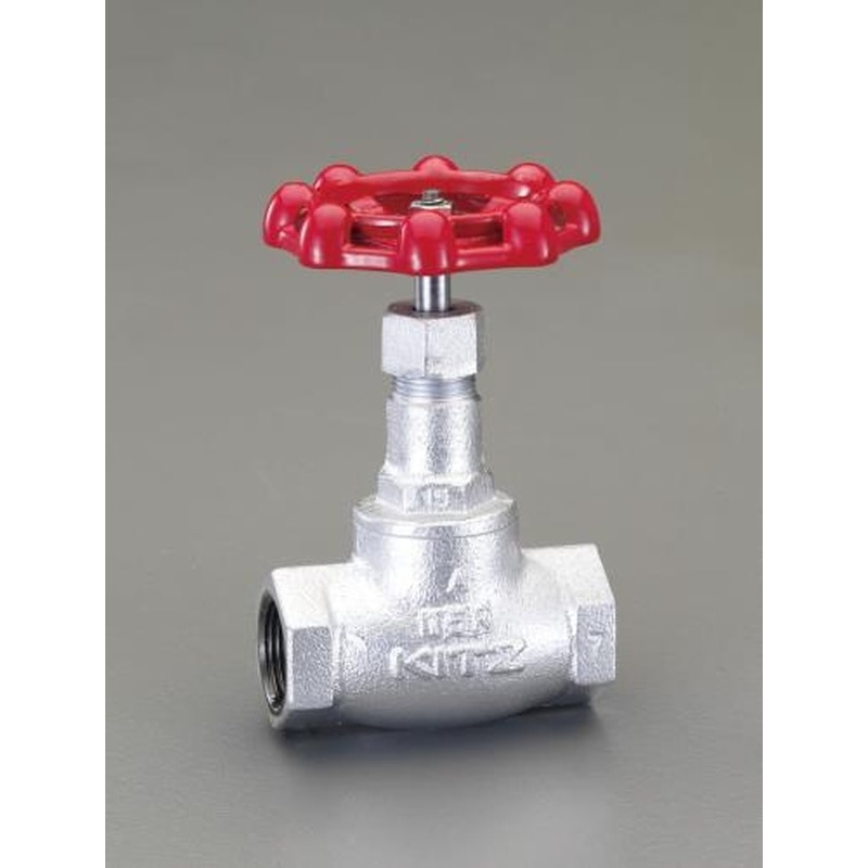 エスコ EA470CE-2 Rc1/4”グローブバルブ(ダクタイル鋳鉄製) 1個（ご注文単位1個）【直送品】