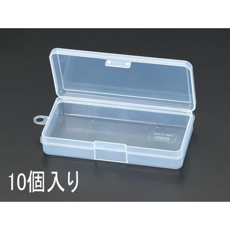 エスコ EA508MA-34D 137x67x25mm小物箱(10個) 1個（ご注文単位1個）【直送品】