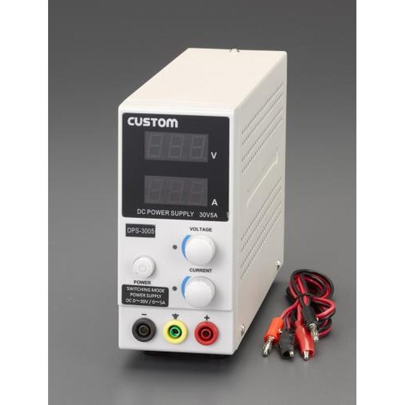 エスコ EA812-14 AC100V→0-30V/5.0A直流安定化電源 1個(ご注文単位1個)【直送品】