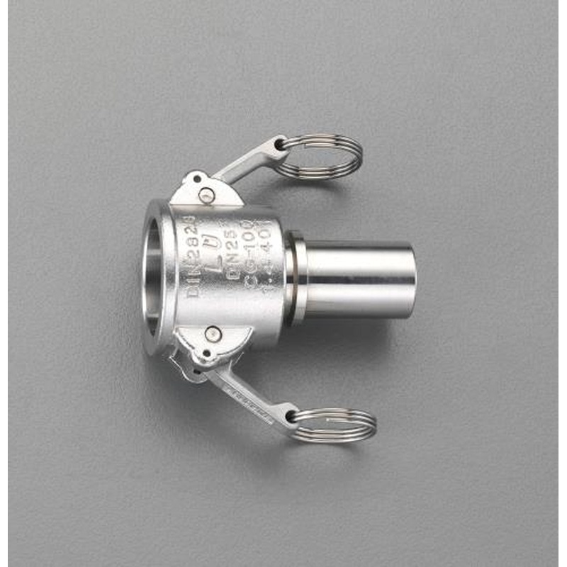 エスコ EA462EA-10 1”/25mmホース用カップリング(ステンレス製 1個(ご注文単位1個)【直送品】