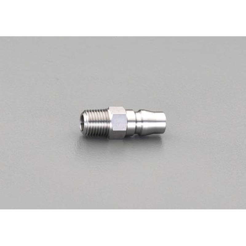 エスコ EA140DB-112 R1/4”雄ねじプラグ(20型/ステンレス) 1個(ご注文単位1個)【直送品】