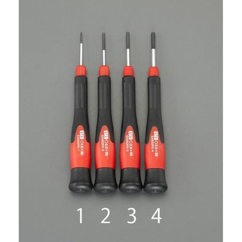エスコ EA552FE-2 2.0x30mm［Hexagon]ドライバー(精密用) 1個（ご注文単位1個）【直送品】