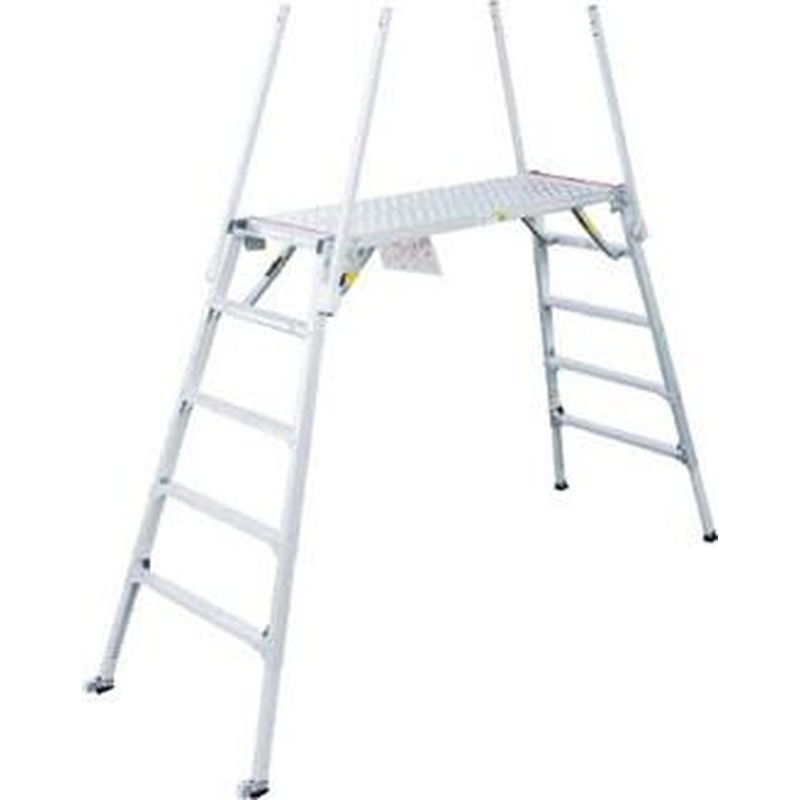 エスコ EA905DF-23 105-141cm足場台(調整脚付) 1個（ご注文単位1個）【直送品】