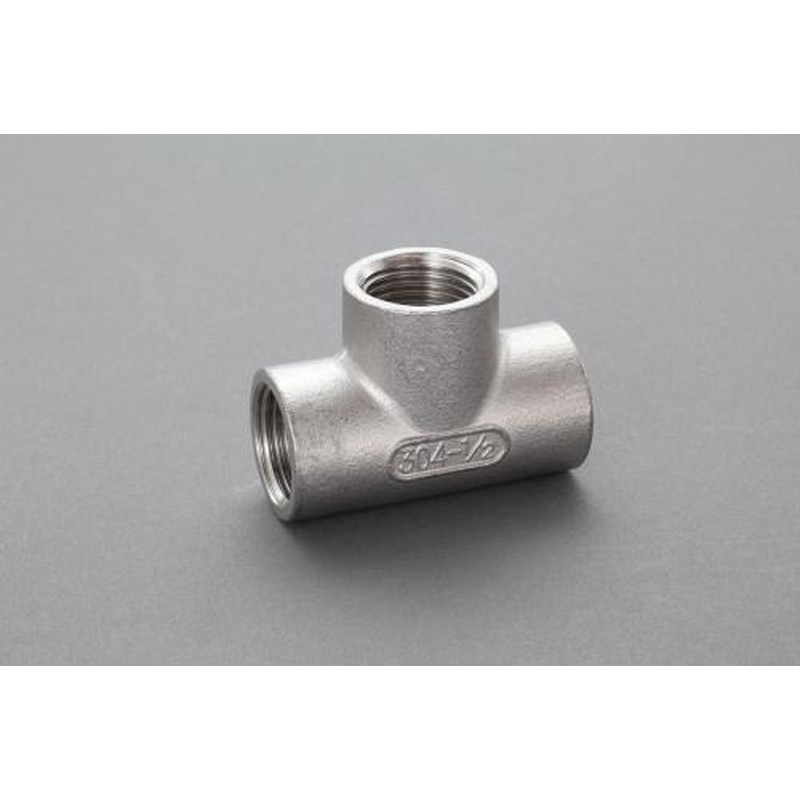 エスコ EA469AE-15A Rc1・1/2xRc1・1/2xRc1・1/2”チーズ(ステンレス製) 1個（ご注文単位1個）【直送品】