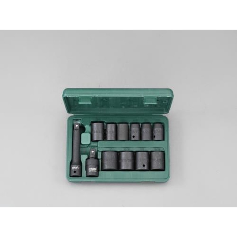 エスコ EA687SM-2 1/2”DRインパクトソケットセット(インチ) 1個（ご注文単位1個）【直送品】