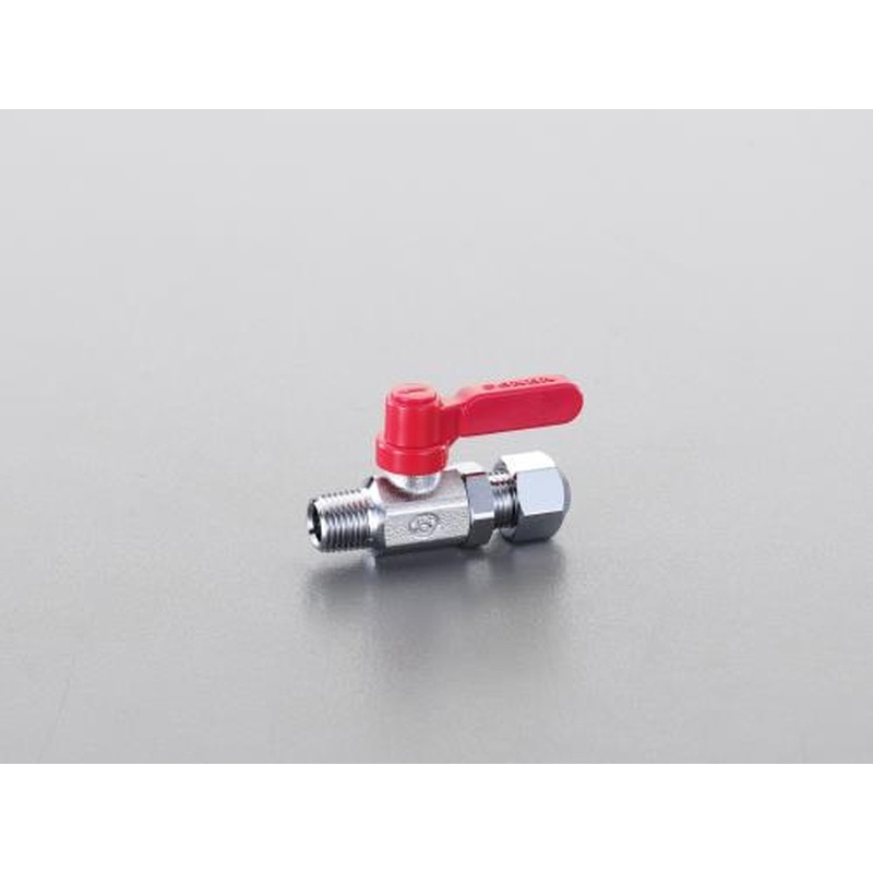 エスコ EA425AG-42 R1/4”x8.0mmミニボールバルブ(ロングハンドル) 1個（ご注文単位1個）【直送品】