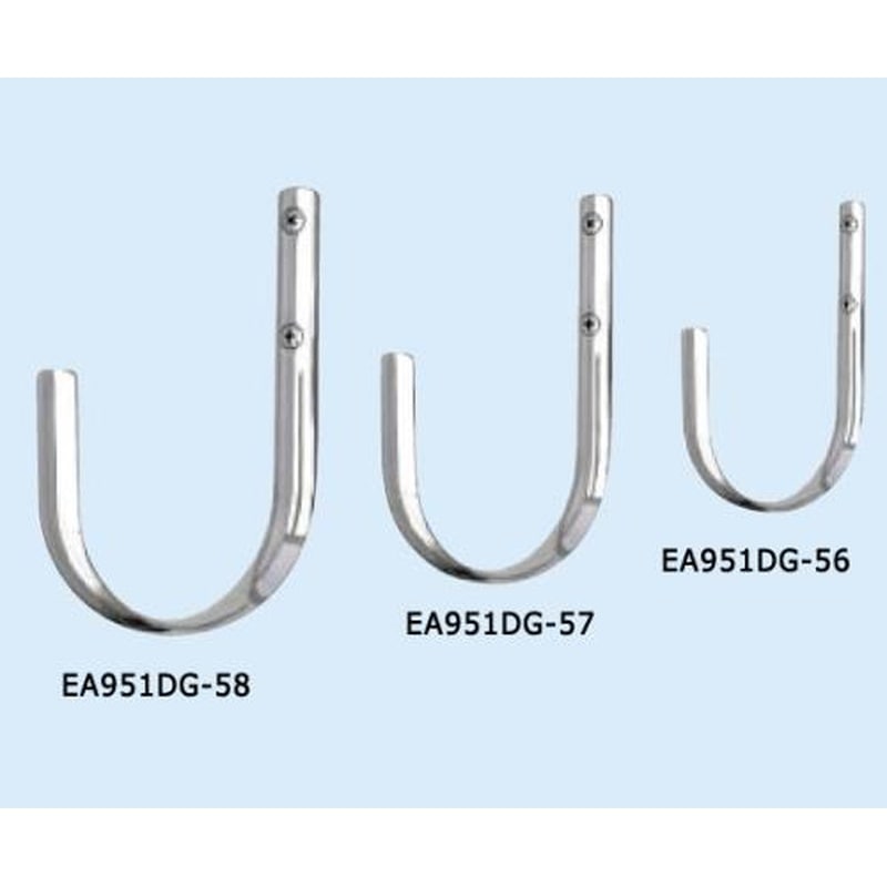 エスコ EA951DG-57 12x100mmフック(ステンレス製) 1個（ご注文単位1個）【直送品】