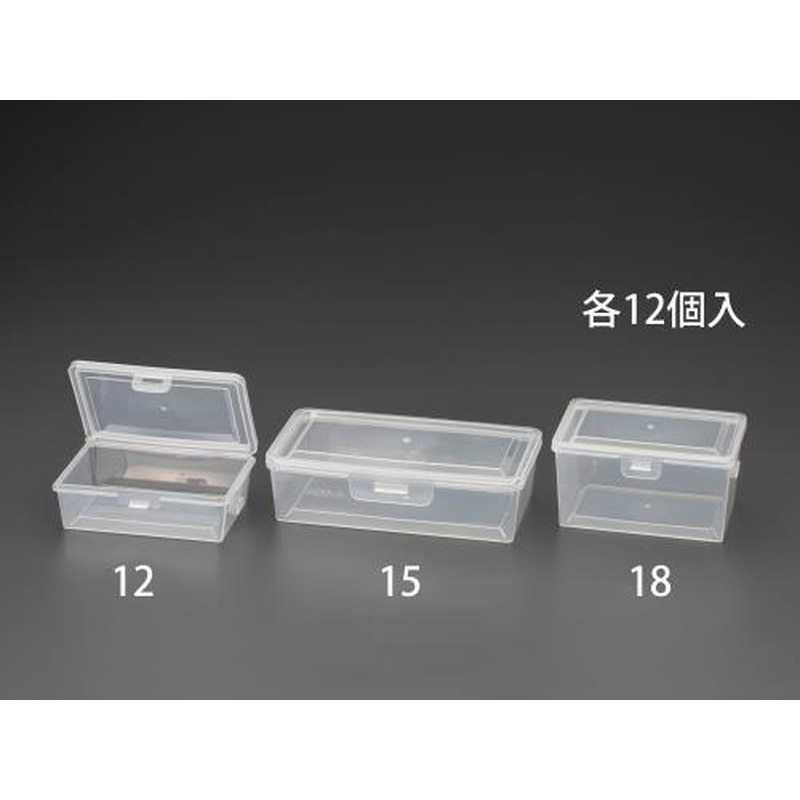 エスコ EA508NA-15 108x55x200mm小物ケース(12個) 1個(ご注文単位1個)【直送品】