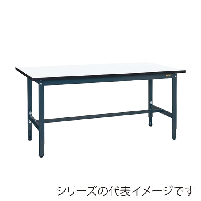 サカエ 中量実験用作業台 メラミン天板 1800mm ダークグレー TKSM-1875 1台(ご注文単位1台)【直送品】
