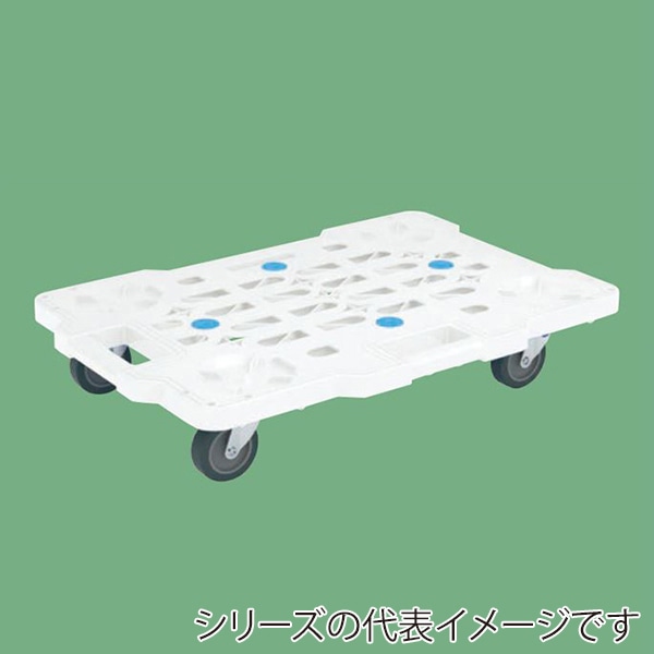 サカエサカエメッシュキャリー 自在+固定 エラストマー車 ホワイト SCR-M400EKW 1台(ご注文単位1台)【直送品】