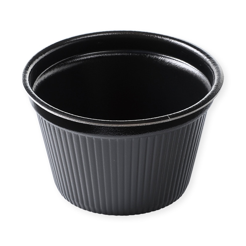 エフピコ 食品容器 MFPドリスカップ 142-860 本体 黒W 30枚/袋