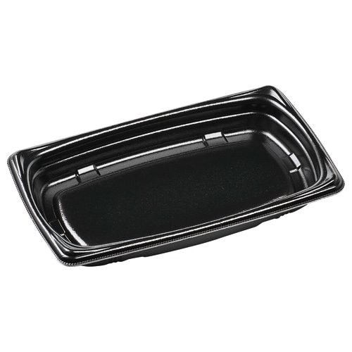 エフピコ 惣菜容器 MFP角デリ 本体 25-15(37) 黒W 25枚/袋(ご注文単位16袋)【直送品】