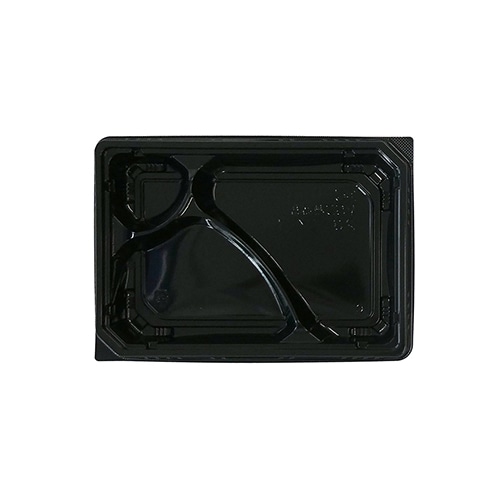 エフピコ 弁当容器　MSD穂高膳　本体 23-17-1 黒 50枚/袋（ご注文単位12袋）【直送品】