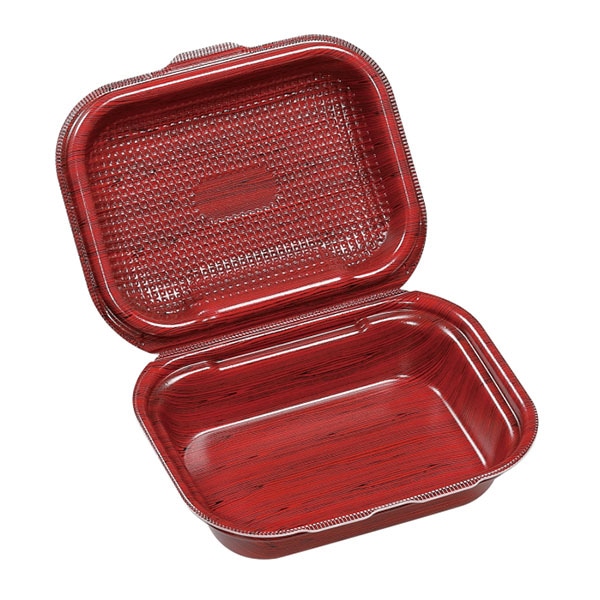 エフピコ 折蓋弁当容器　DLVボーノ 20-15 渋木目W 30個/袋（ご注文単位8袋）【直送品】