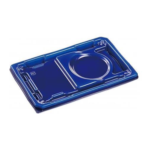 エフピコ 麺セット容器 SB麗角 本体 27-17-1PT ネイビー 50枚/袋（ご注文単位8袋）【直送品】