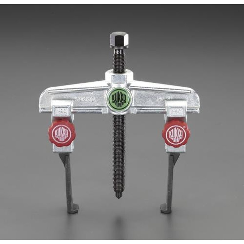エスコ EA500CF-120 120mmスライドアームプーラー(2本爪/超薄爪/固定付) 1個（ご注文単位1個）【直送品】