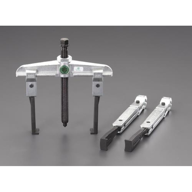 エスコ EA500JF-3 350mmスライドアームプーラー3本セット(2本爪/薄爪) 1個（ご注文単位1個）【直送品】