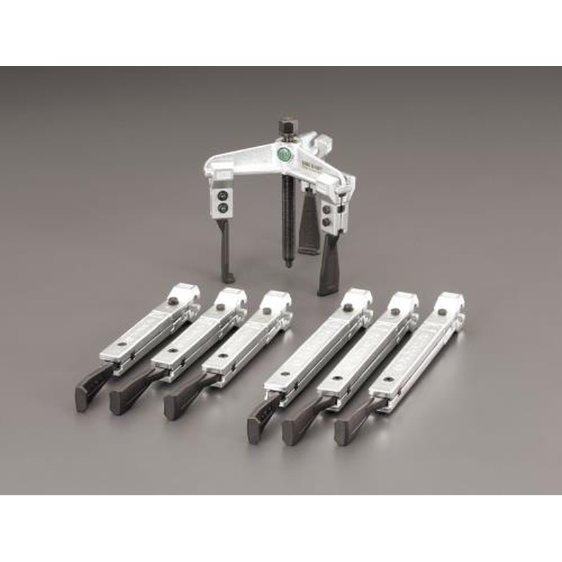 エスコ EA500JH 120mmスライドアームプーラー3本セット(3本爪/超薄爪) 1個（ご注文単位1個）【直送品】