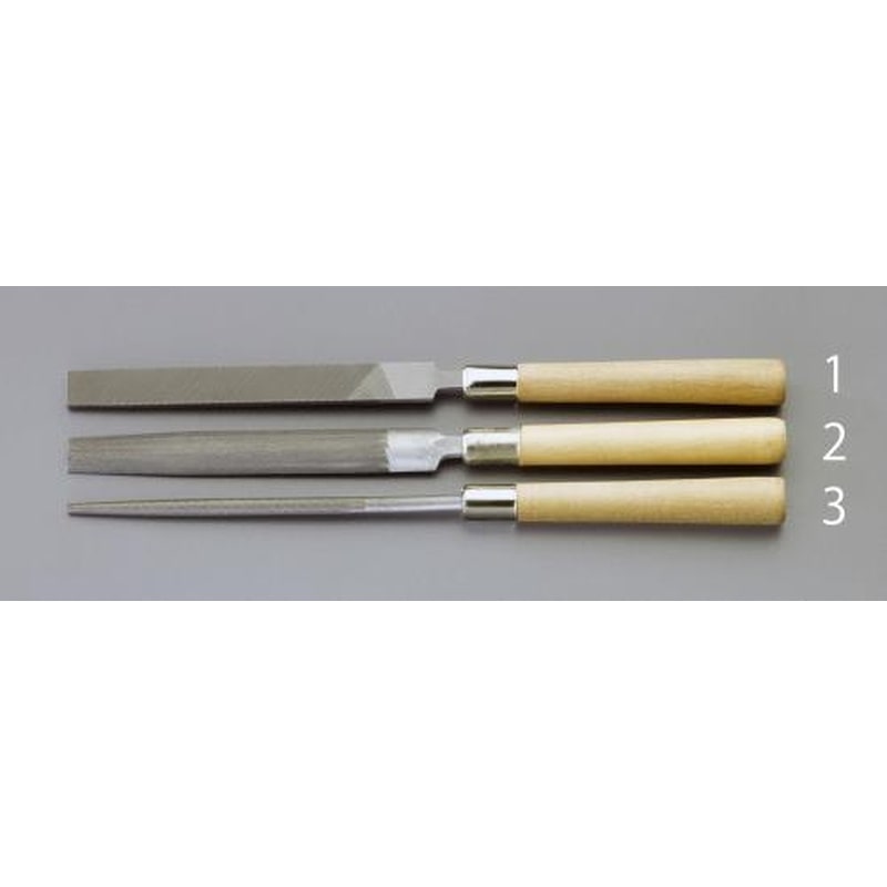 エスコ EA521PR-1 100mmクラフトやすり(平/中目) 1個(ご注文単位1個)【直送品】