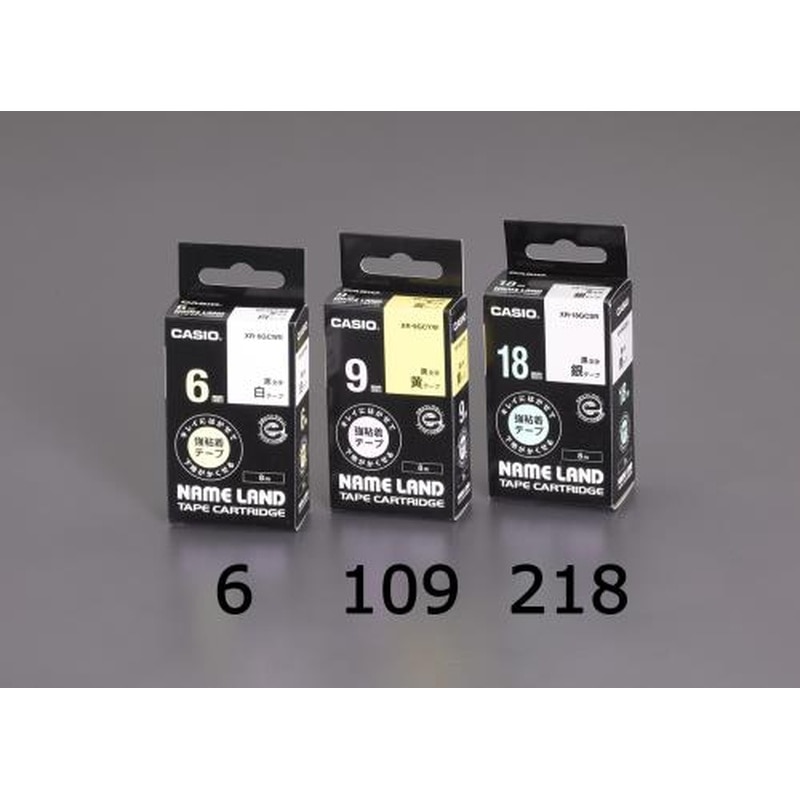 エスコ EA761DX-36 36mmテープカートリッジ(白に黒文字) 1個（ご注文単位1個）【直送品】