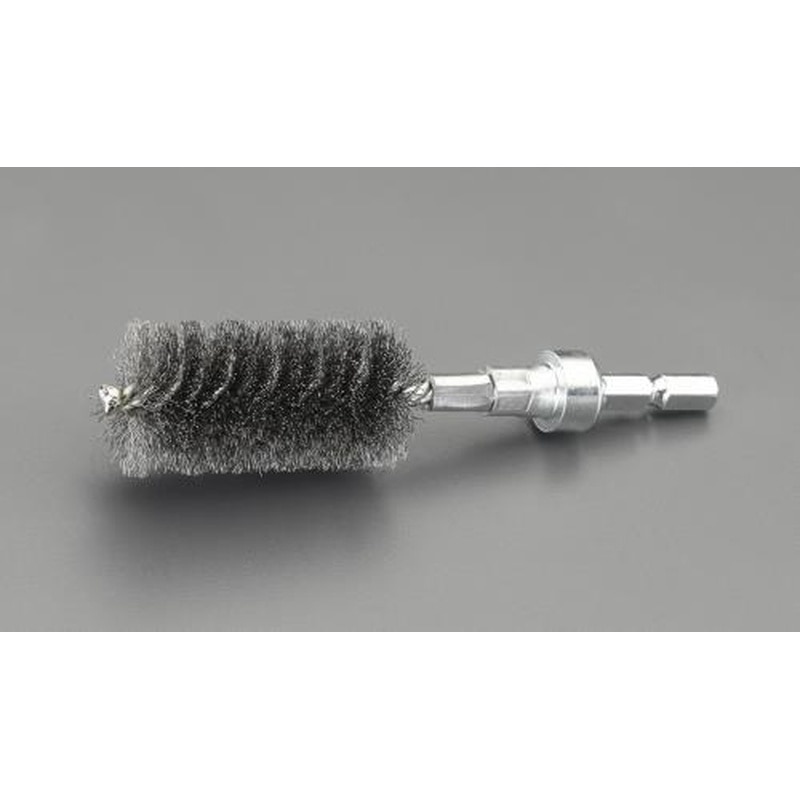 エスコ EA819BT-108 50x50mm6角軸ワイヤーブラシ(鋼線) 1個（ご注文単位1個）【直送品】