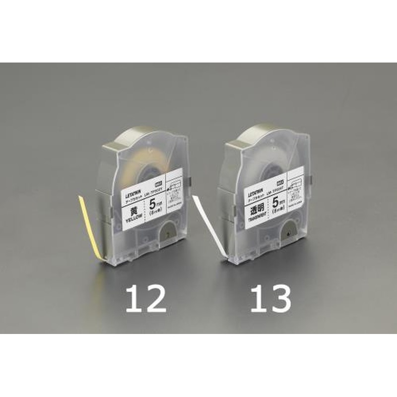 エスコ EA761DC-14[EA761DC用]9mmテープカセット(白) 1個（ご注文単位1個）【直送品】