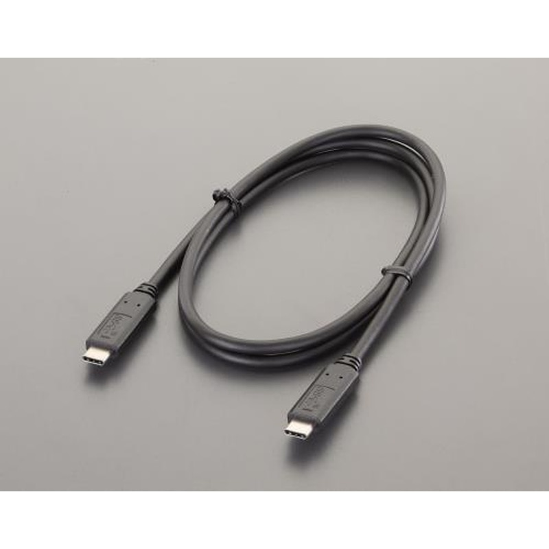 エスコ EA764AC-42 1.0mUSBケーブル(CCタイプ/5A) 1個（ご注文単位1個）【直送品】