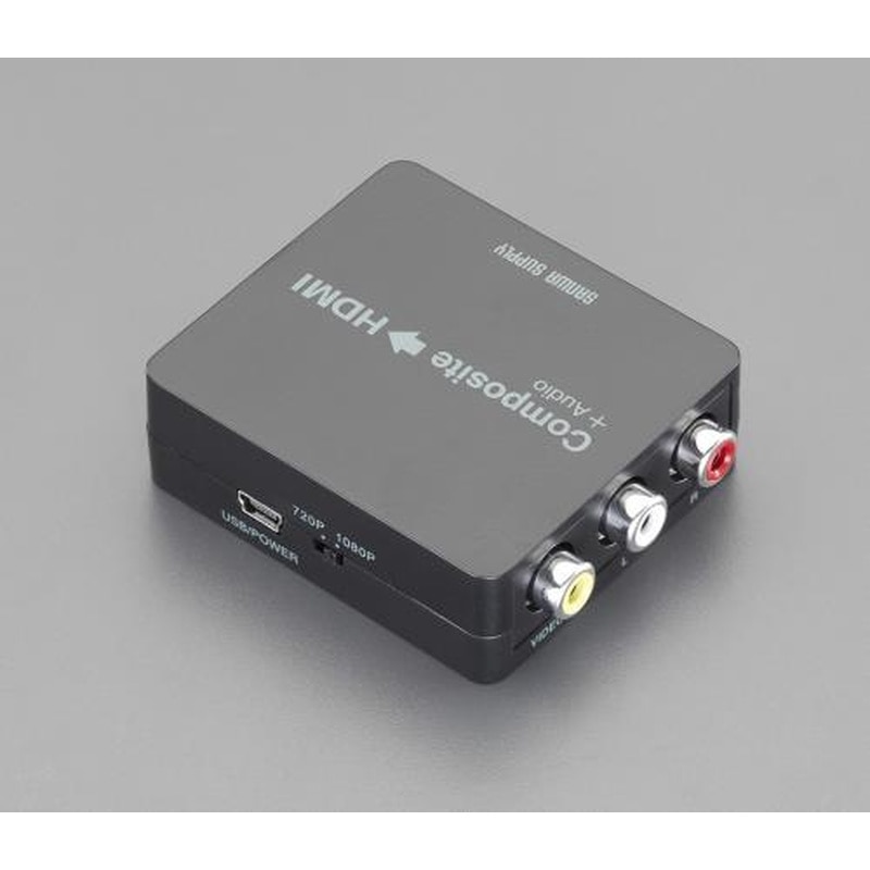 エスコ EA940P-94[コンポジット-HDMI]変換コンバーター 1個（ご注文単位1個）【直送品】