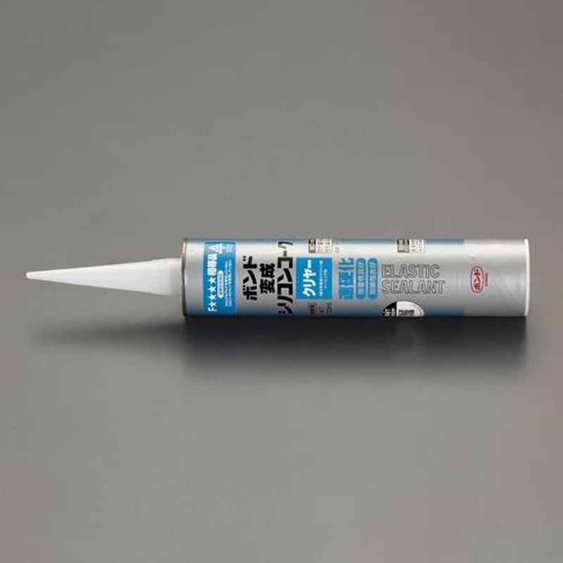 エスコ EA930AE-41A 333ml変成シリコンコーク(クリア) 1個(ご注文単位1個)【直送品】