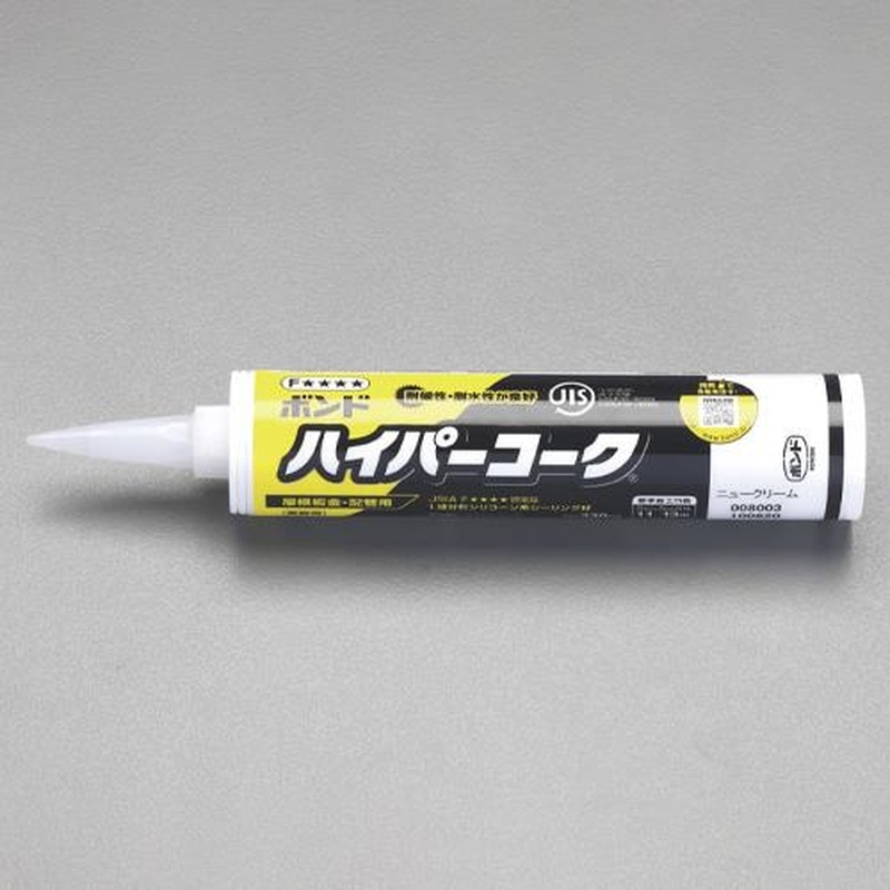 エスコ EA930AE-23B 330ml耐候性シリコンコーク(クリア/20本) 1個(ご注文単位1個)【直送品】