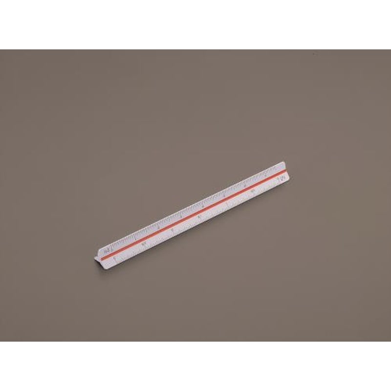 エスコ EA736B-31 15cm三角スケール［建築士用] 1個（ご注文単位1個）【直送品】