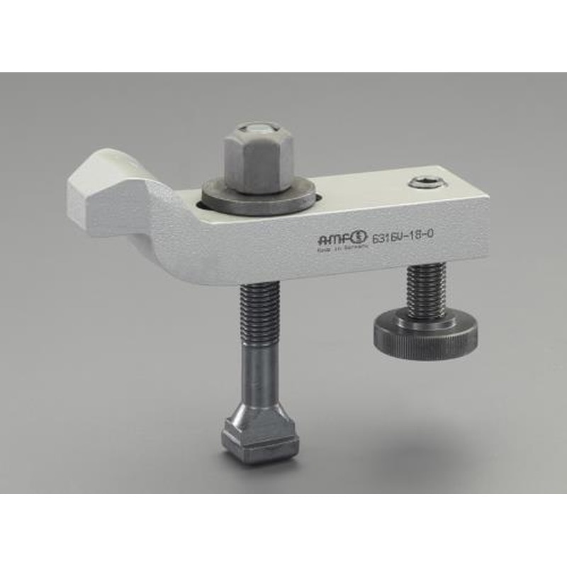 エスコ EA637BE-20 M20/200mmサポートスクリュー付クランククランプ 1個（ご注文単位1個）【直送品】
