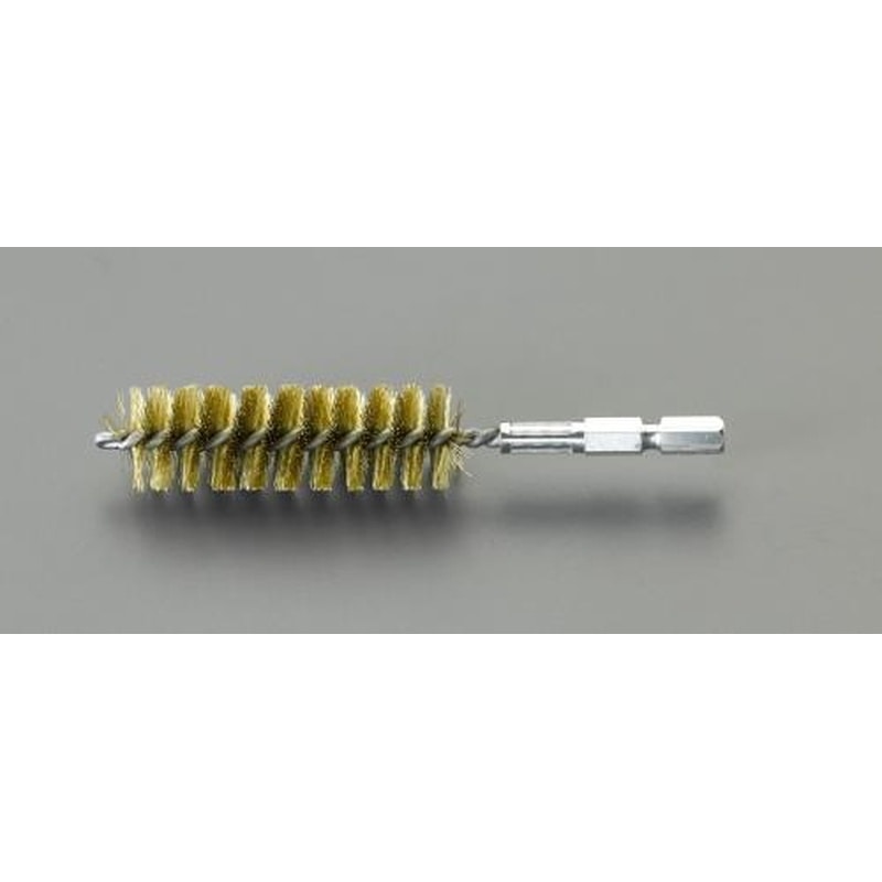 エスコ EA819BL-326 32mm六角軸付チューブラシ(真鍮) 1個（ご注文単位1個）【直送品】